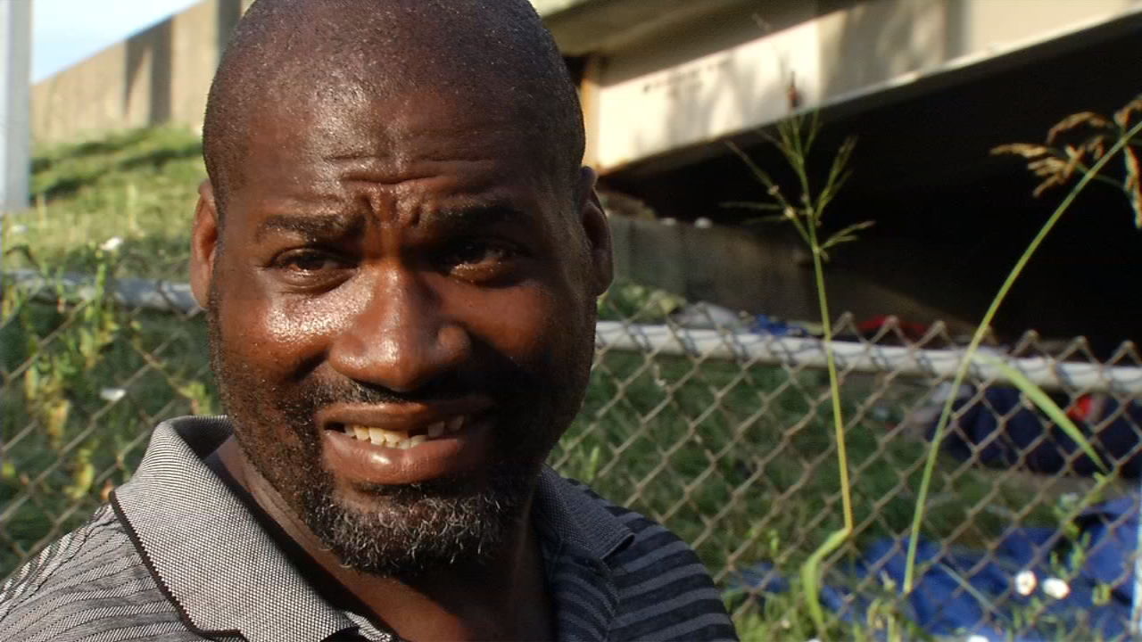 Orlando Johnson, homeless man removed from Brook Street camp during cleanup on July 16, 2019